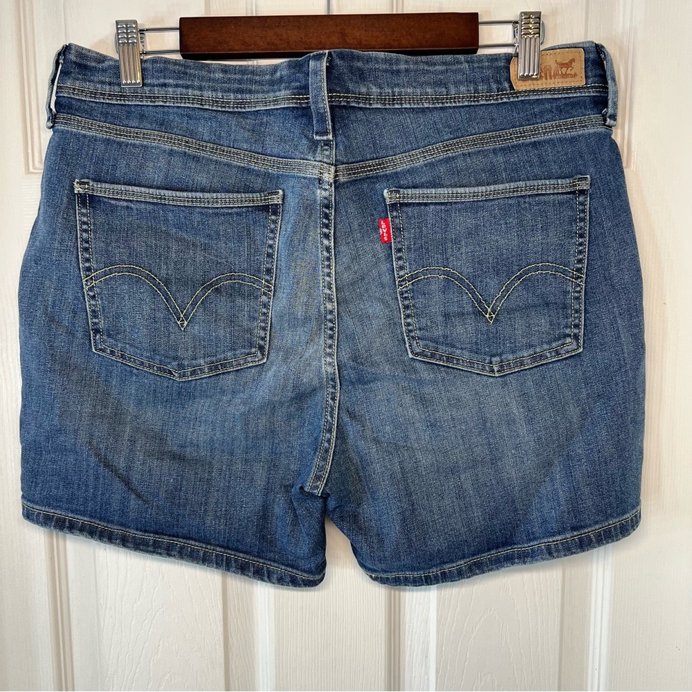 Levi's Blue Jean Shorts for Women - Picture 4 of 10